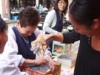 煎餅のつかみ取り